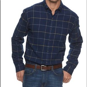 Croft & Barrow men’s long sleeve flannel shirt